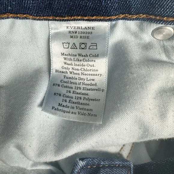Everlane Mid Rise Jeans Size 29 Tall - Picture 2 of 9